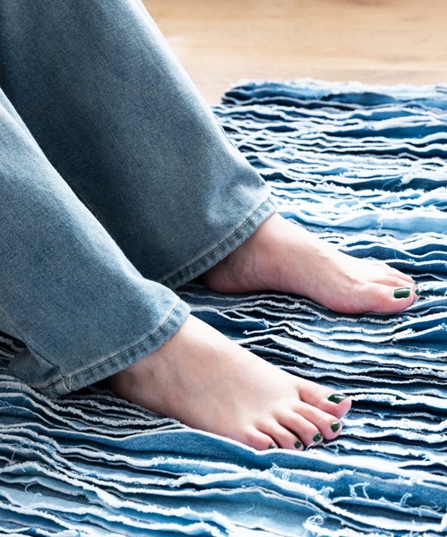 ラグ ラグマット RE:CRAFTED DENIM RAG「120x160」の画像