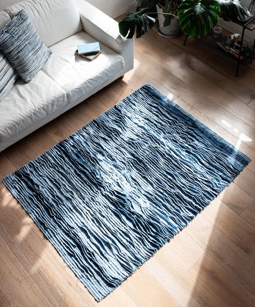 ラグ ラグマット RE:CRAFTED DENIM RAG「120x160」の画像