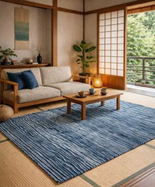 ラグ ラグマット RE:CRAFTED DENIM RAG「120x160」の画像