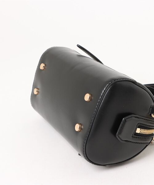 Charles &Keith エノラ キャンバスツートーンボウリングバッグ CHARLES & KEITH｜Enola エノラ キャンバスツートーンボウリング
