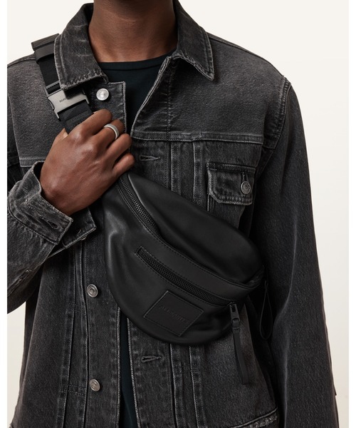 ALLSAINTS ウエストポーチ ITOKO LEATHER BUM BAG | レザー バム