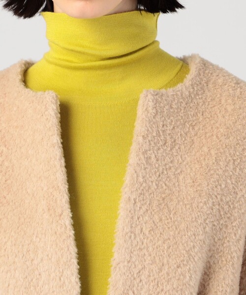 TOMORROWLAND（トゥモローランド） ノーカラージャケット 36 ベージュ