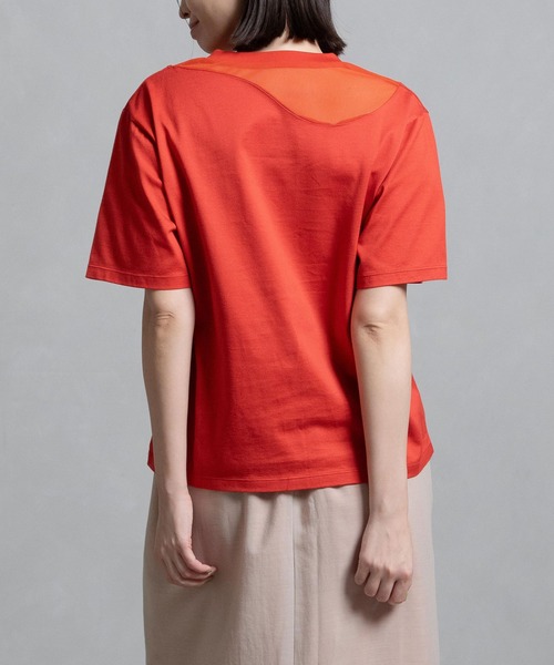 MARECHAL TERRE マルシャルテル 部分メッシュTシャツ ZMT252CT132 ct132_01.jpg