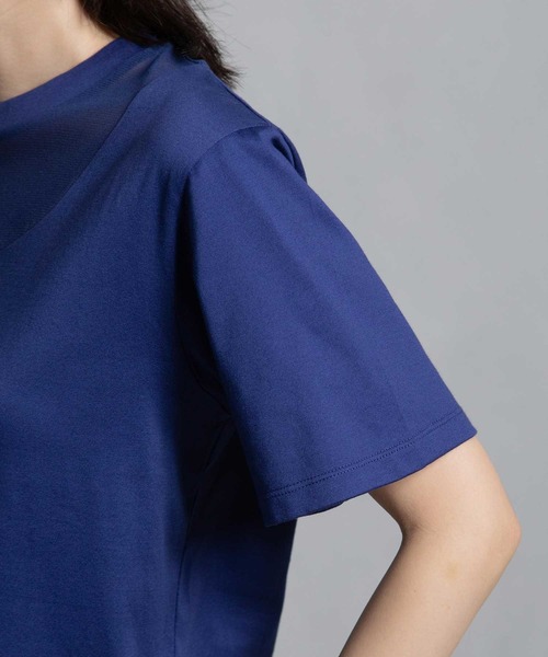 MARECHAL TERRE tシャツ 部分メッシュTシャツ レディース