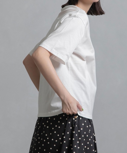 MARECHAL TERRE tシャツ 部分メッシュTシャツ レディース