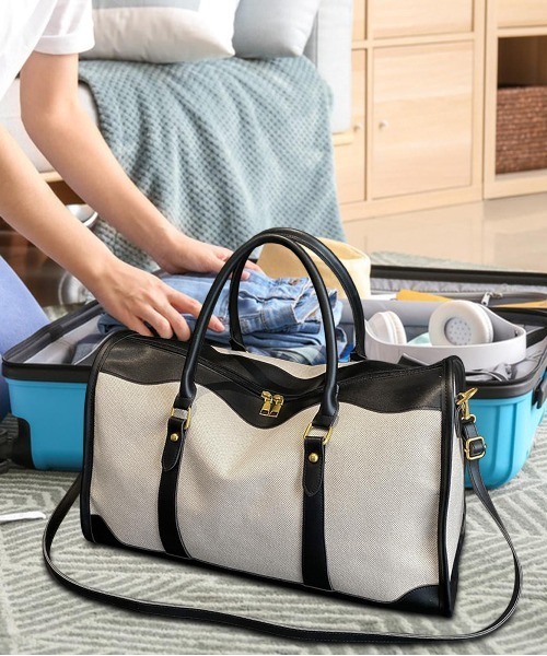 gossip!ロサンゼルス ボストンバッグ 2WAY配色ボストンバッグ 多機能