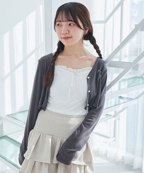 MAJESTIC LEGON（マジェスティックレゴン） ワンピース カーデセット肩