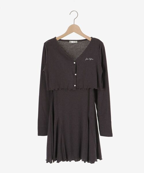 MAJESTIC LEGON（マジェスティックレゴン） ワンピース カーデセット肩