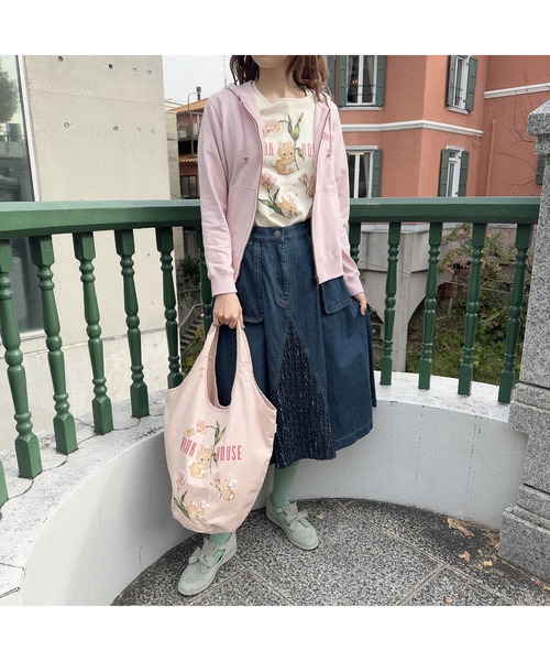 PINKHOUSE ピンクハウス　チューリップうさぎ　カットソー　Tシャツ PINK HOUSE tシャツ チューリップうさぎプリントカットソー