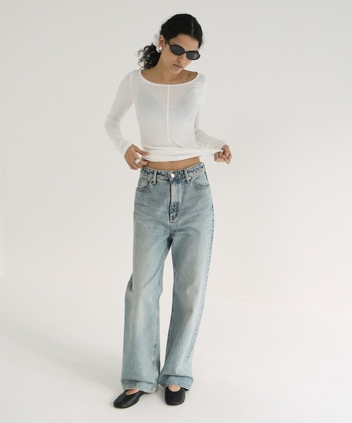 CLANE（クラネ） tシャツ DEEP NECK LADY TOPS レディース : ZOZOTOWN