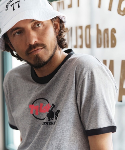アウェイ　Tシャツ seventy seven tシャツ mt9669-middle onz S-S ringer t-shirts