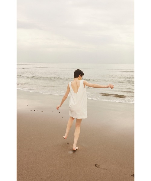 OMMO オールインワン LINEN SHORT ALL IN ONE レディース