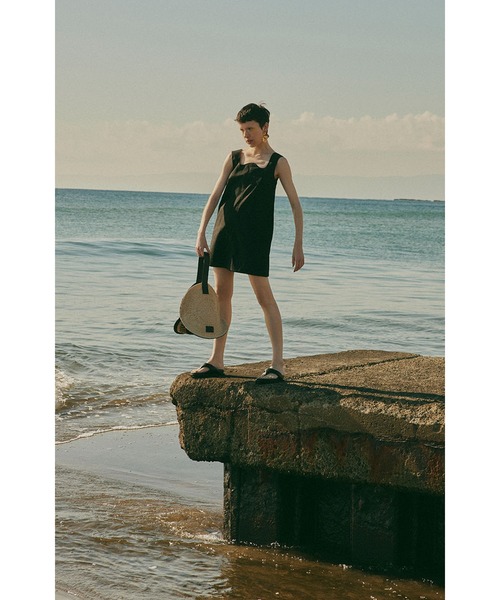 OMMO オールインワン LINEN SHORT ALL IN ONE レディース