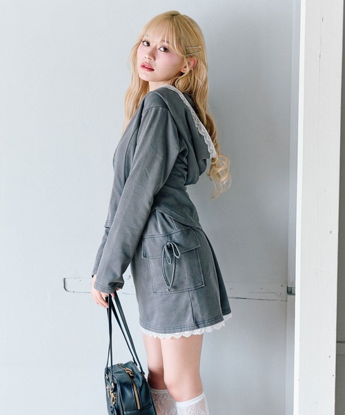 OLIVE des OLIVE ワンピース セール】ドロストマーメイドキャミワンピース（ワンピース