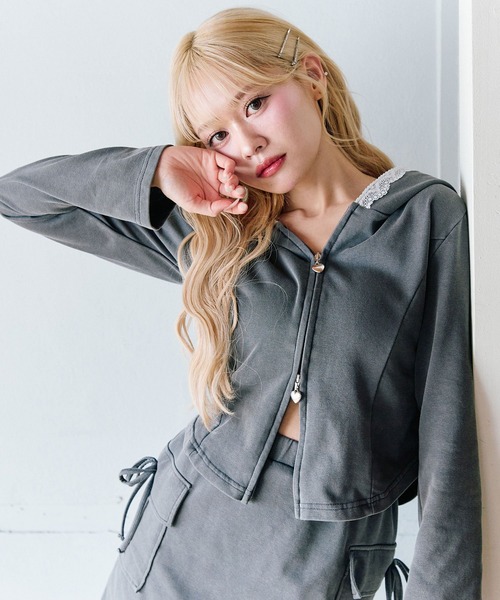 OLIVE des ワンピース USED加工風セットアップ : ZOZOTOWN Yahoo!店