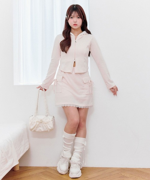 OLIVE des OLIVE セットアップ 新品 OLIVE des ワンピース USED加工風セットアップ : ZOZOTOWN Yahoo