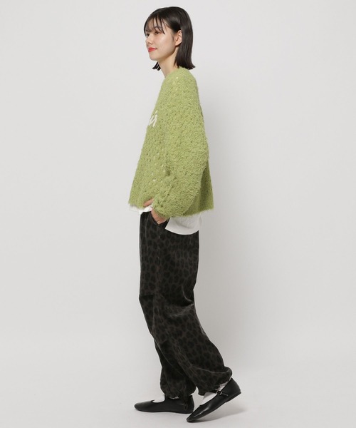 niko and…（ニコアンド） 長袖ニット FREE グリーン レディース