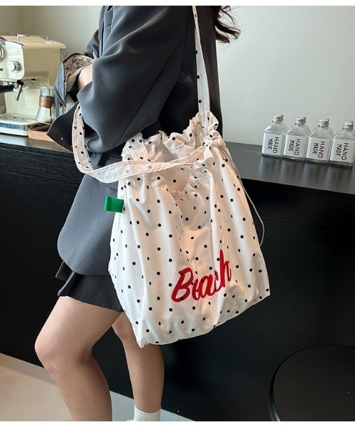 DEVICE（デバイス） トートバッグ ドット BIG トートバッグ レディース
