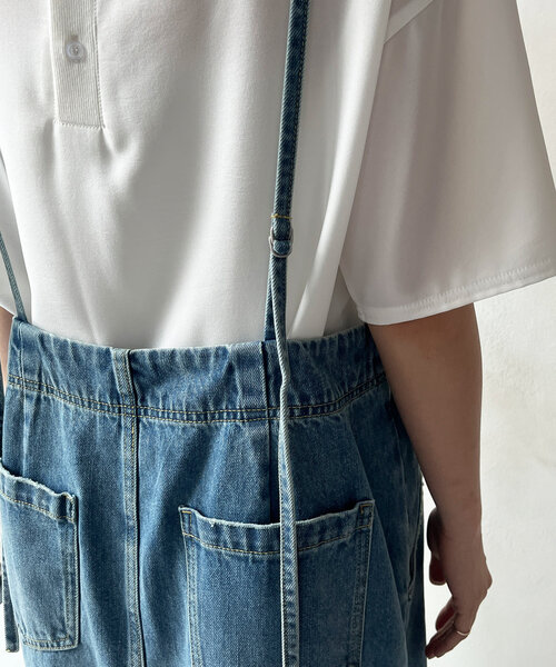 DouDou ワンピース デニムキャミジャンスカ : ZOZOTOWN Yahoo!店