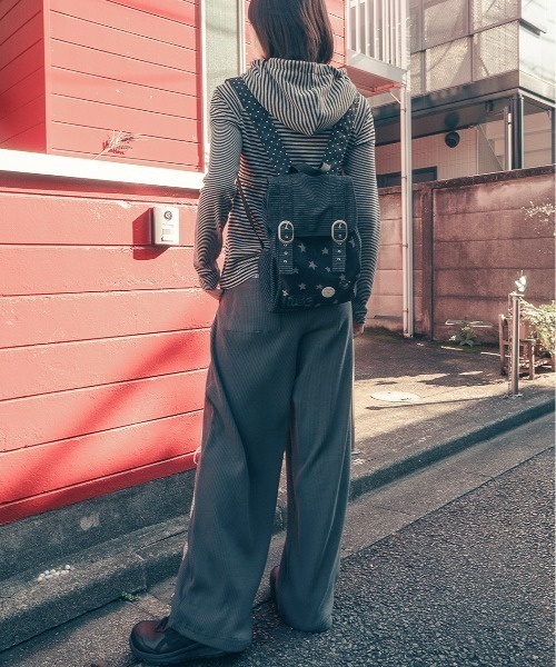 バックパック・リュック HUG YOUR SKIN Stardust denim back-pack 5BJH1642 L.H.P デイバック リュック HUG YOUR SKIN/ハグユアスキン
