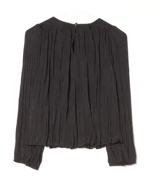 [BANANA REPUBLIC FACTORY STORE] длинный рукав блуза X-SMALL черный женский 