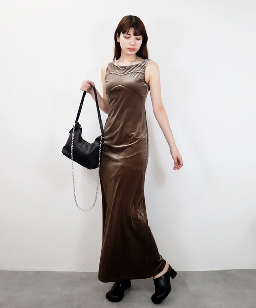 Reurie'（レウリィ） ワンピース 「-5kg見え！」オリジナルビスチェ