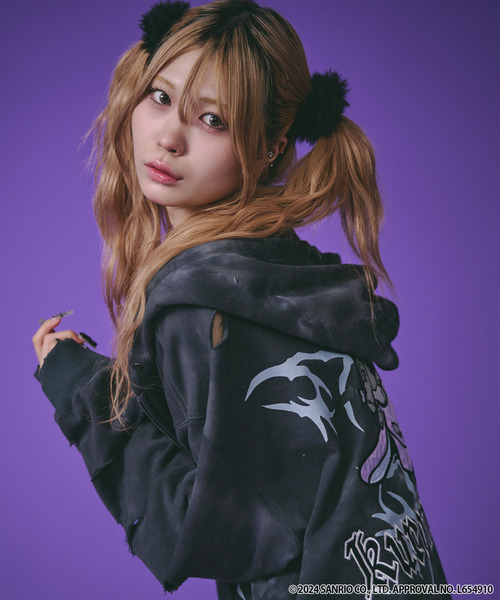 GALFY 「GALFY」 ジップアップパーカー X-LARGE ブラック メンズ