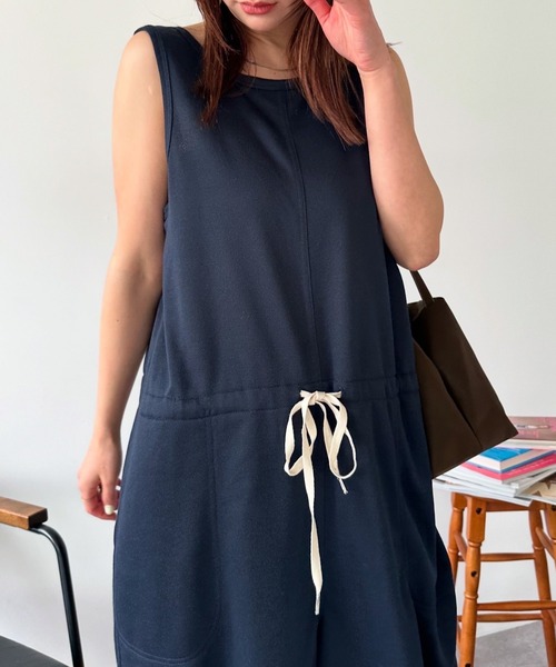 HANNE サロペット オーバーオール ベアバックスウェットジャンプ