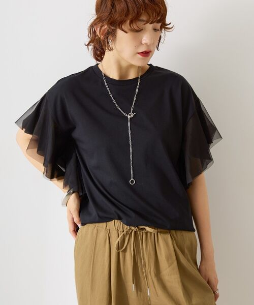 tシャツ サイドスリットクルーネックプルオーバー レディース ロンt レディース 大きめ オーバーサイズ コットン プリント