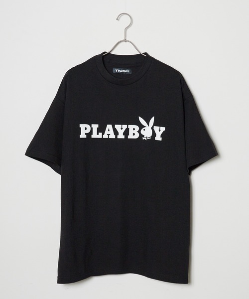 PLAYBOY プレイボーイ ベイビーTシャツ Tシャツ PLAYBOY tシャツ PLAYBOY/プレイボーイ LOGO TEE Tシャツ メンズ