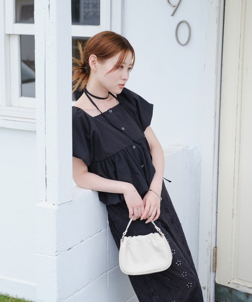 Kastane ブラウス シャツ 「2WAY/4色展開」バルーンブラウス