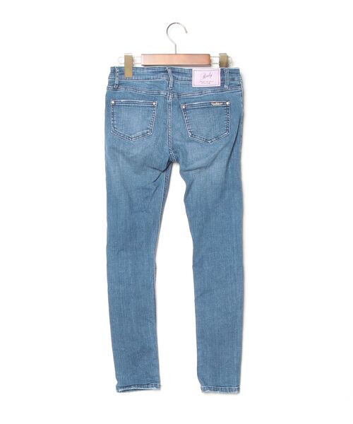Rady 「Rady」 ダメージ加工デニムパンツ 24 ネイビー