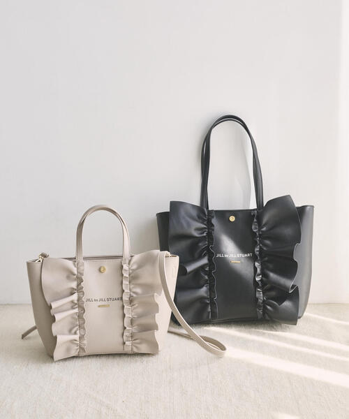 ジル スチュアート JILL STUART アート トートバッグ フリル