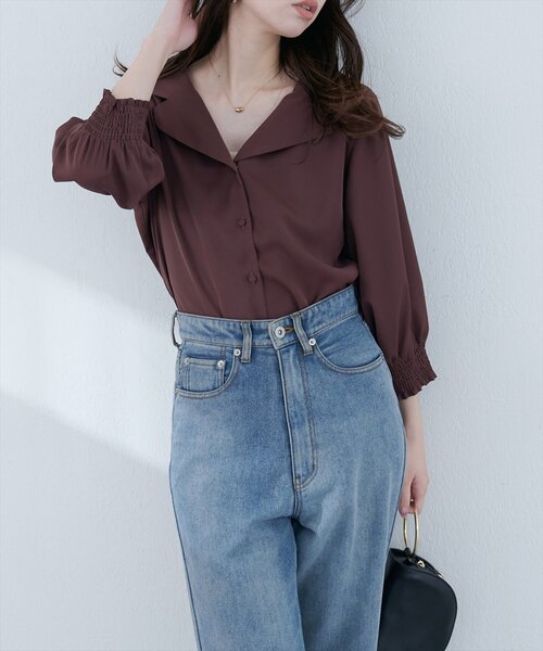 Sakuraです　ナチュラルクチュール　ブラウス3点 natural couture ブラウス シャツ 「WEB限定」オープンカラー