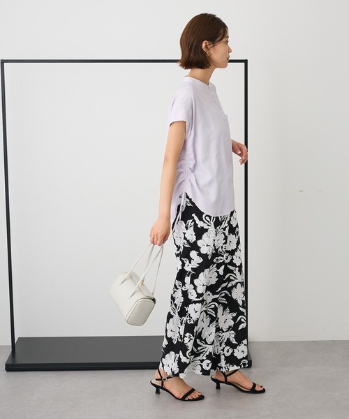 CRAFT STANDARD BOUTIQUE ブラウス シャツ バンドカラーサイド