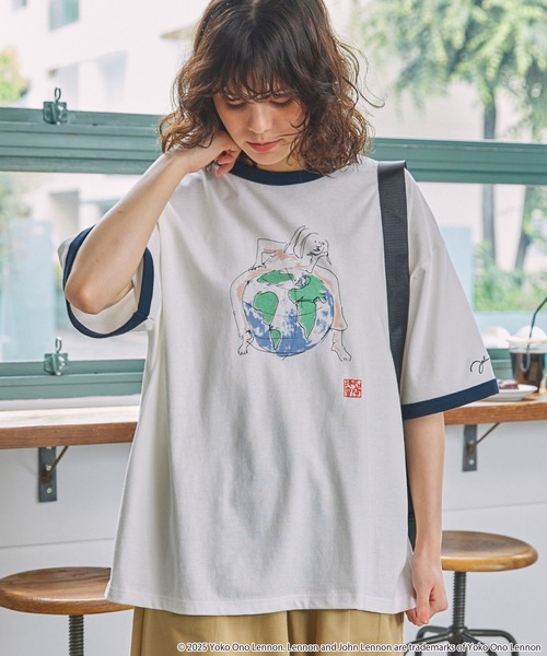 初音ミク piitコラボTシャツ ジョン・レノン MONO-MART（モノマート） tシャツ 半袖 JOHN LENNON/ジョンレノン 別注