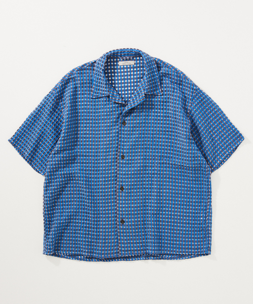JOURNAL STANDARD relume シャツ チェック シアー ドビー 半袖