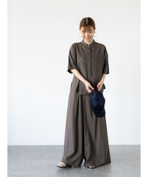 Sofimachine レーヨン シャツ L Lugnoncure（ルノンキュール） ブラウス シャツ 「セットアップ可