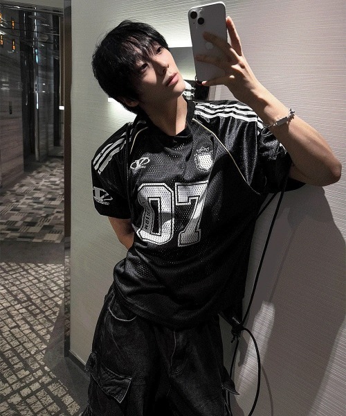 COSYHARU（コシハル） tシャツ メッシュトラック半袖Tシャツ メンズ