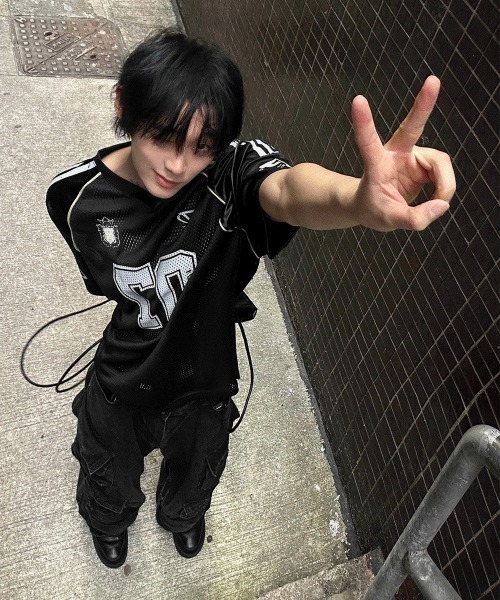 COSYHARU（コシハル） tシャツ メッシュトラック半袖Tシャツ メンズ
