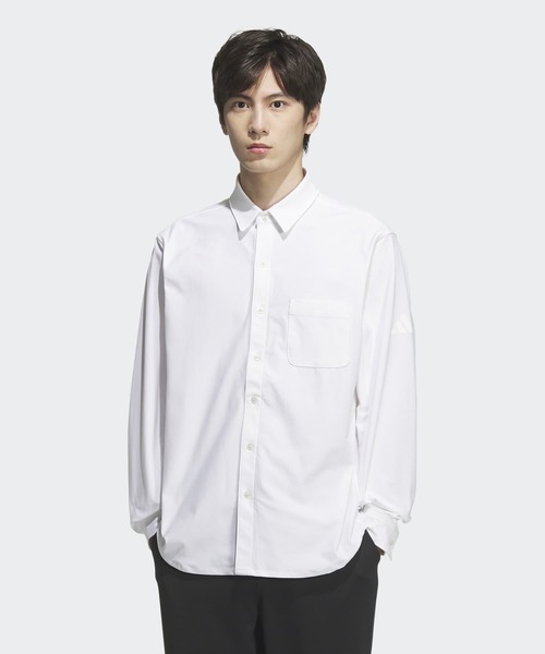 adidas（アディダス） シャツ プレミアム カジュアル 軽量 ニット 長袖