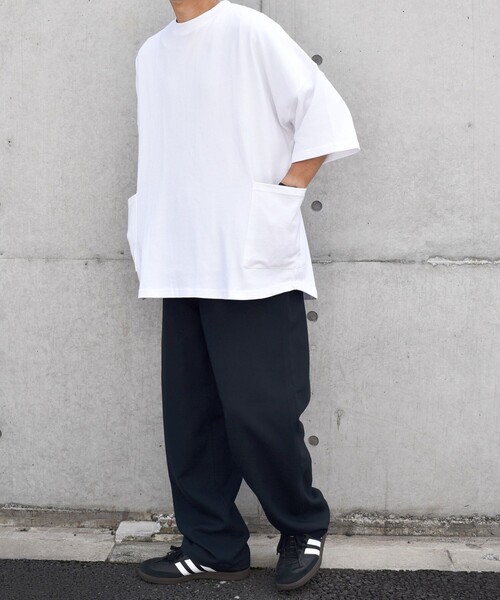 「SHIPS any」 半袖Tシャツ SMALL ホワイト メンズ