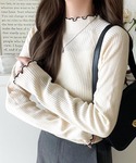ニット セーター 華奢見え叶える程よいフィット...の詳細画像1