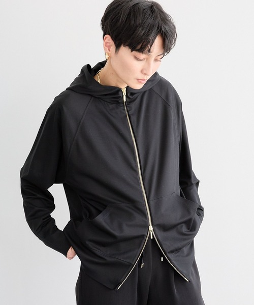 「BARNYARDSTORM」 ジップアップパーカー M ブラック レディース