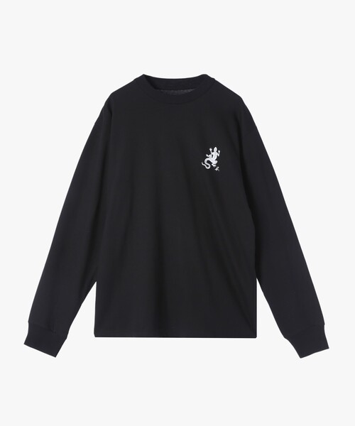 agnes b.（アニエスベー） tシャツ メンズ アイコニック プリント 長袖