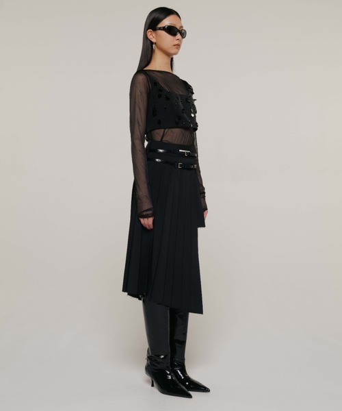 JOSE MOON（ジョゼムーン） スカート SCREW PLEATS SKIRT/スクリュー