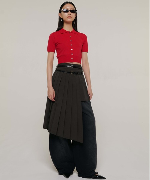 JOSE MOON（ジョゼムーン） スカート SCREW PLEATS SKIRT/スクリュー