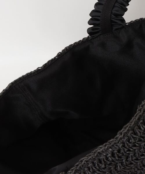 「CACHELLIE」 フリルかごバッグ - ブラック レディース_画像4