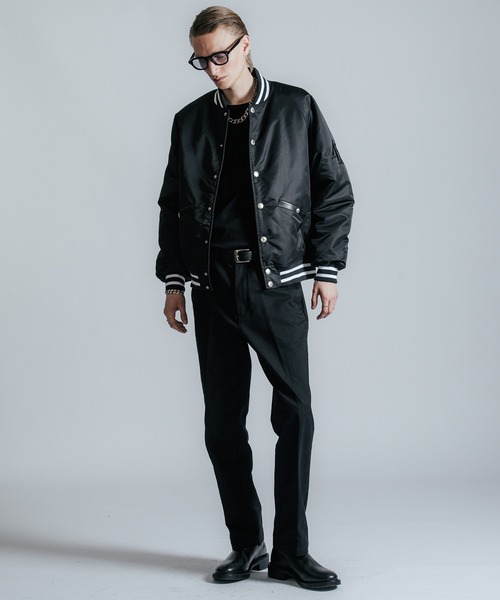 CRIMIE（クライミー） ブルゾン アウター NYLON STADIUM BOMBER JACKET