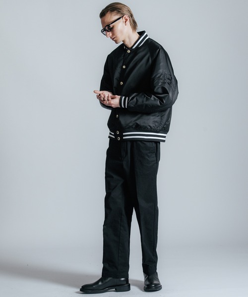 CRIMIE ナイロン　シンサレート　ジャケット CRIMIE（クライミー） ブルゾン アウター NYLON STADIUM BOMBER JACKET